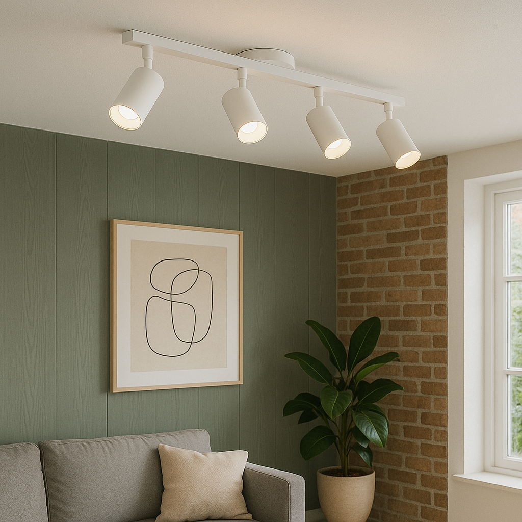 Modern 4 Head Ceiling Light
