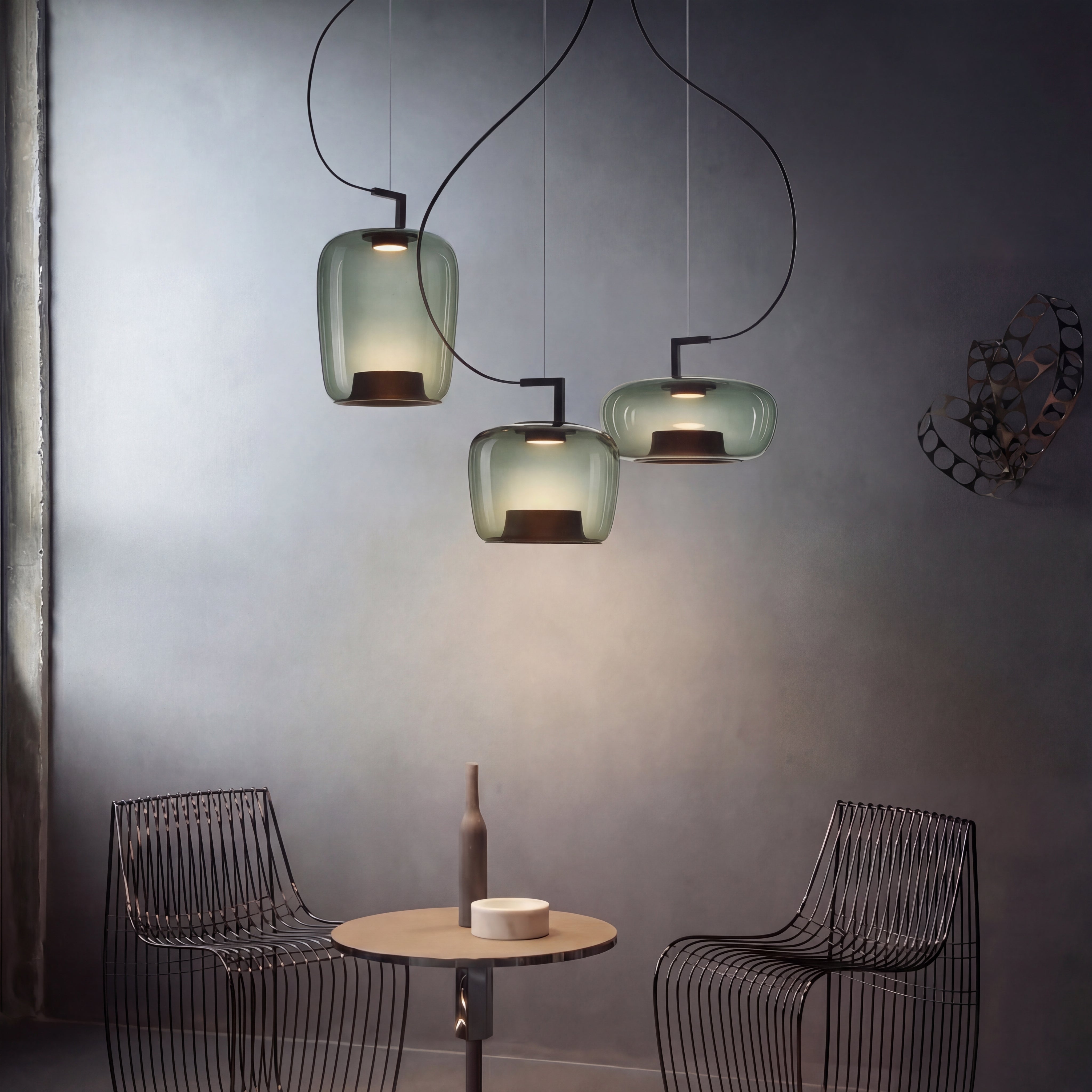 Jaura's Glass Pendant Light