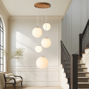 Nordic Moonlamp Staircase Chandelier