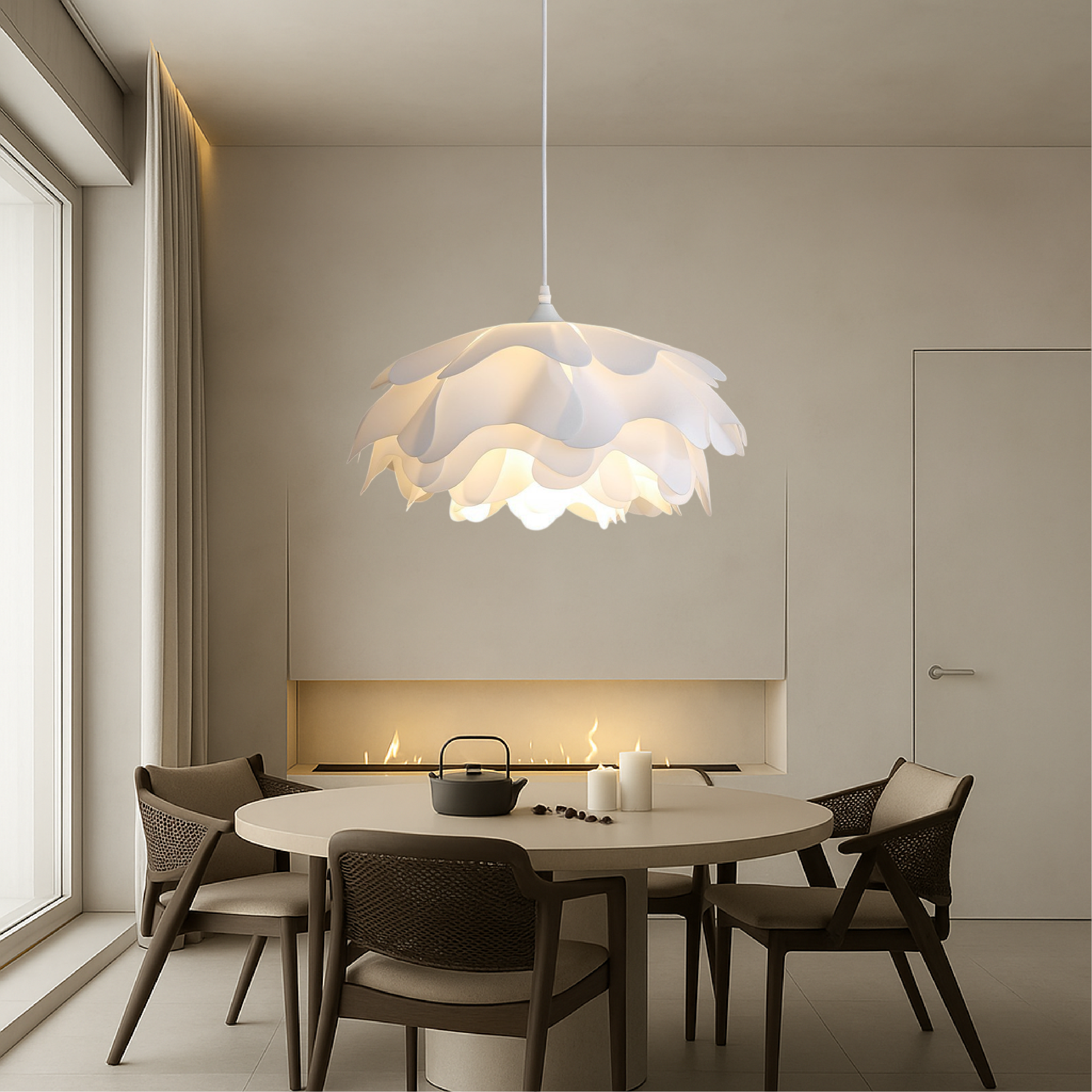 Peony Mud Pendant Light