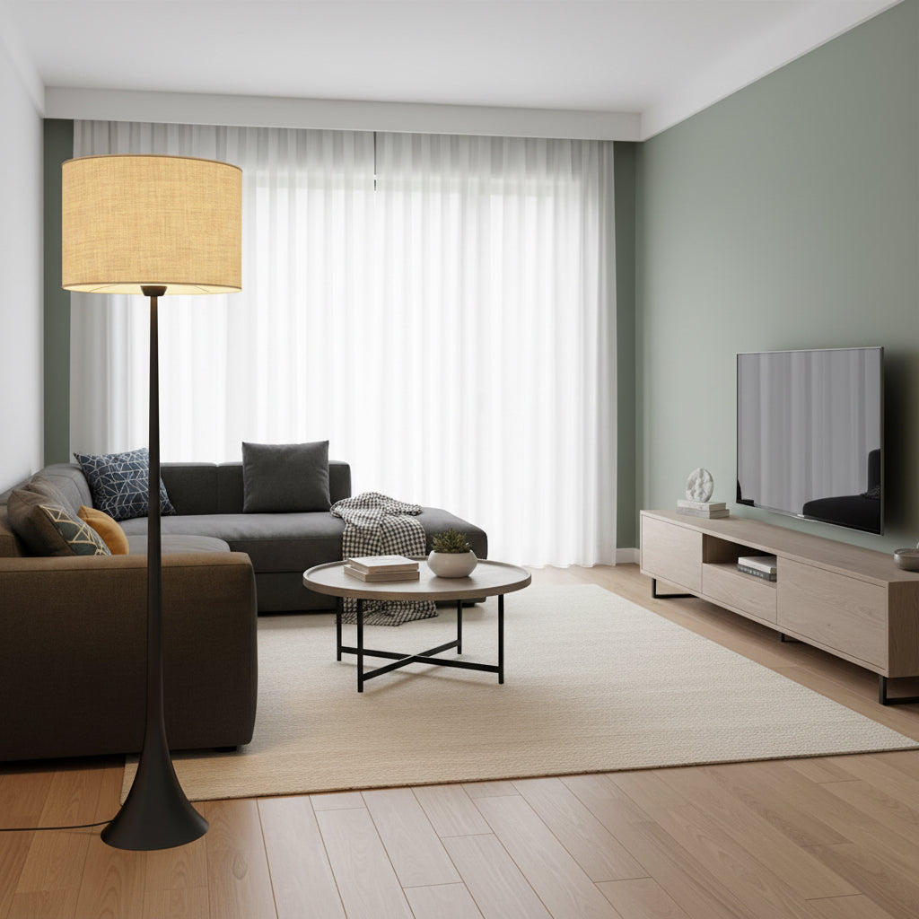 Andero's Silk Floor Lamp