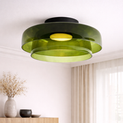 Nordic Bauhaus Glass Layered Ceiling Light